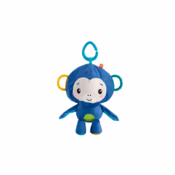 soft toy monkey 2-in-1 15 x 11 x 16 cm plush blue