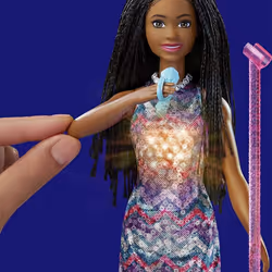 Barbie Doll with Music & Light-Up Feature, Purple Guitar - Singing