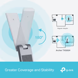 TP-Link Archer AX3000 High Gain Wireless USB Adapter - Additional view 6