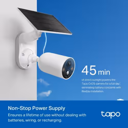 TP-Link Tapo Smart Wire-Free Security Camera and Solar Panel - Additional view 4