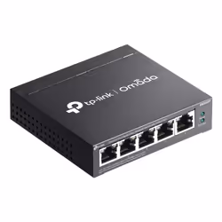 TP-Link Omada ES205G Managed Gigabit Ethernet (10/100/1000) Power over Ethernet (PoE) Black - Additional view 4