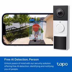 TP-Link Tapo D210 video intercom system 3 MP Black, White - Additional view 5