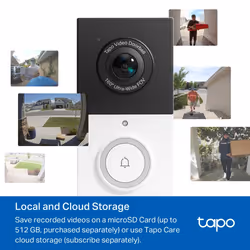 TP-Link Tapo D210 video intercom system 3 MP Black, White - Additional view 6
