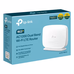TP-Link Archer AC1200 wireless router Gigabit Ethernet Dual-band (2.4 GHz / 5 GHz) 4G White - Additional view 4