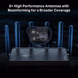 TP-Link Archer BE400 wireless router 2.5 Gigabit Ethernet Dual-band (2.4 GHz / 5 GHz) Black - Additional view 7