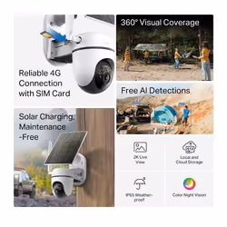 TP-Link Tapo C615G KIT Dome IP security camera Outdoor 2304 x 1296 pixels Ceiling/Wall/Pole - Additional view 2