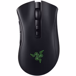 Razer DeathAdder V2 Pro - Wireless Gaming Mouse with Ergonomic Comfort (Optical Switches, Optical Focus + 20K Sensor, Speedfl ...