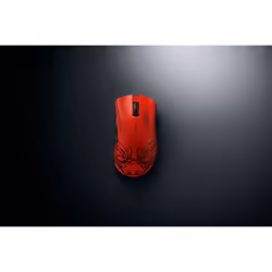 Razer DeathAdder V3 Pro Faker Edition, Right-hand, Optical, RF Wireless + USB Type-C, 30000 DPI, Red