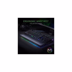 Razer Huntsman Elite - Mechanical Gaming Keyboard with Opto-Mechanical Key (Multifunction Numeric Button, Keybar, Integrated Hybrid Memory, RGB Chro