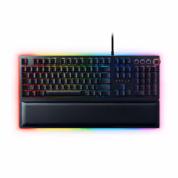 Razer Huntsman Elite, Full-size (100%), Opto-mechanical key switch, Black