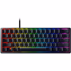 Razer Huntsman Mini Clicky Optical Switch Purple, Wired, USB, Opto-mechanical key switch, QWERTZ, RGB LED, Black