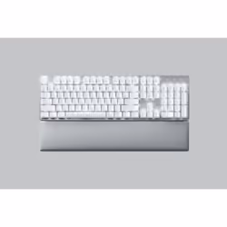 Razer Pro Type Ultra, Wired & Wireless, USB + RF Wireless + Bluetooth, Mechanical, QWERTY, LED, Silver, White