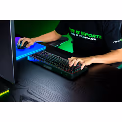 Razer BlackWidow V4 Tenkeyless HyperSpeed keyboard Gaming USB + RF Wireless + Bluetooth QWERTY UK International Black - Additional view 2