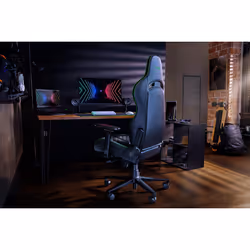 Razer Enki PC gaming chair Upholstered seat Black - Additional view 4