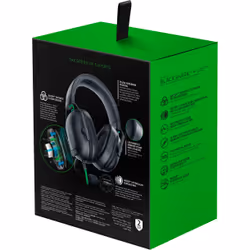 Razer Blackshark V2 X Headset Wired Head-band Gaming Black, Green - Additional view 6
