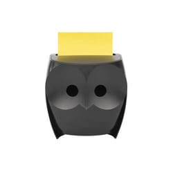 Post-It Z-Notes Dispenser Owl Black + 2 Packs Post-it Super Sticky Z-N