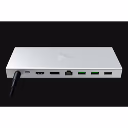 Razer RC21-02280200-R3W1 laptop dock/port replicator Wired USB 3.2 Gen 1 (3.1 Gen 1) Type-C White - Additional view 5