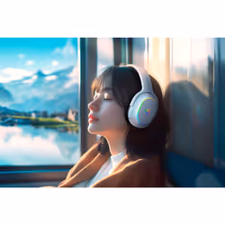 Razer Barracuda X Chroma Headset Wireless Head-band Gaming USB Type-C Bluetooth Black, White - Additional view 6