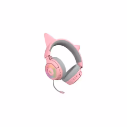 Razer Kraken Kitty V3 Pro - Quartz Headset Wired & Wireless Head-band Gaming USB Type-A Bluetooth Rose - Additional view 3