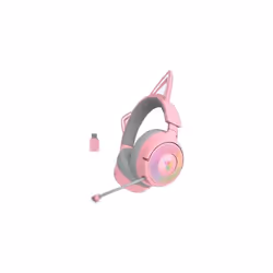 Razer Kraken Kitty V3 Pro - Quartz Headset Wired & Wireless Head-band Gaming USB Type-A Bluetooth Rose - Additional view 4