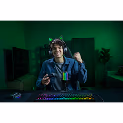 Razer Kraken Kitty V3 Pro Headset Wired & Wireless Head-band Gaming USB Type-A Bluetooth Black - Additional view 2