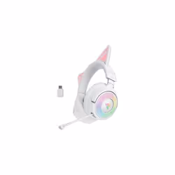 Razer Kraken Kitty V3 Pro - White Headset Wired & Wireless Head-band Gaming USB Type-A Bluetooth - Additional view 3