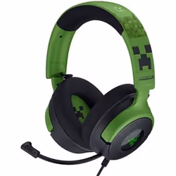 Razer Kraken V4 X, Wired, Gaming, 20 - 20000 Hz, 310 g, Headset, Black, Green