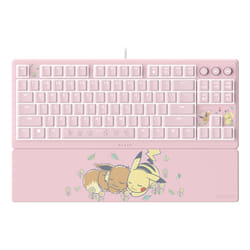 Razer Ornata V3 Tenkeyless – Pikachu & Eevee Edition keyboard Gaming USB Pink