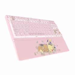 Razer Ornata V3 Tenkeyless – Pikachu & Eevee Edition keyboard Gaming USB Pink - Additional view 2