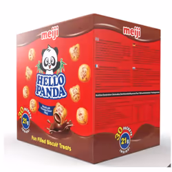 Hello Panda Chocolate Filled Biscuits, 30 x 21g