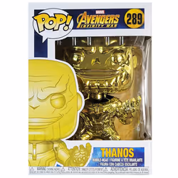 Funko Pop Marvel Avengers Infinity War Thanos in Chrome Special Edition Vinyl