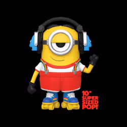 POP Movies: Minions 2 - 10" Roller Skating Stuart