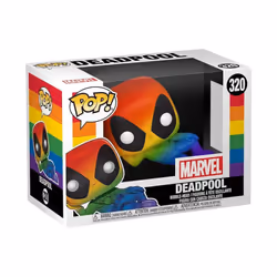 Marvel Deadpool Lounging Pride Rainbow Funko Pop! Vinyl Figure