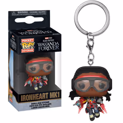 Funko POP! Keychain Marvel Ironheart MK1 Black Panther Vinyl Keyring
