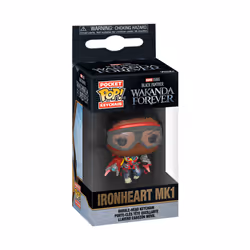 Funko POP! Keychain Marvel Ironheart MK1 Black Panther Vinyl Keyring
