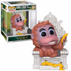 King Louie on Throne Jungle Book Funko Pop! Deluxe Vinyl Figure
