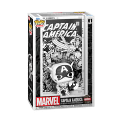 Captain America (Black & White) Marvel Funko Pop! Comic Cover Vinyl Figure