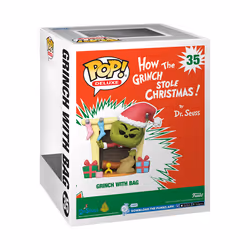 Grinch with Bag How the Grinch Stole Christmas Funko Pop! Deluxe Vinyl Figure