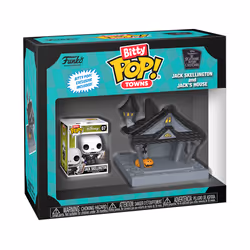 Jack Skellington with Home TNBC Funko Bitty Pop! Towns Vinyl Figure