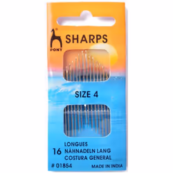 Pony Sharps Sewing Needles - per pack of 16