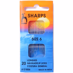 Pony Sharps Sewing Needles - per pack of 20