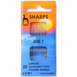 Pony Sharps Sewing Needles - per pack of 20