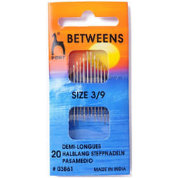 Pony Betweens Sewing Needles - per pack of 20