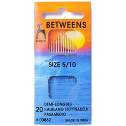 Pony Betweens Sewing Needles - per pack of 20