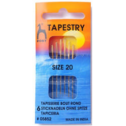 Pony Tapestry Cross Stitch Needles - per pack of 6