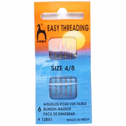 Pony Easy Thread Sewing Needles - per pack of 6