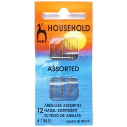 Pony Assorted Sewing Needles - per pack of 12