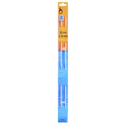 Pony Knitting Pins Choice of length and size - 25cm, 2.75