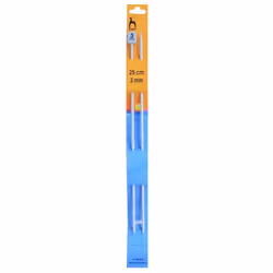 Pony Knitting Pins Choice of length and size - 25cm, 3