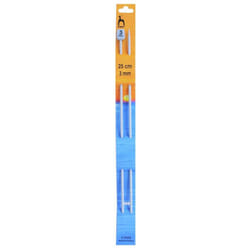 Pony Knitting Pins Choice of length and size - 25cm, 3